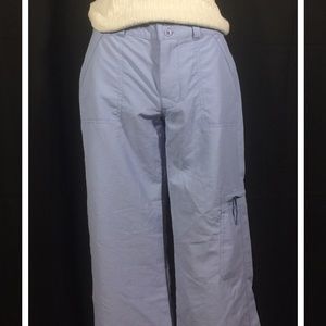 Blue hiking pants